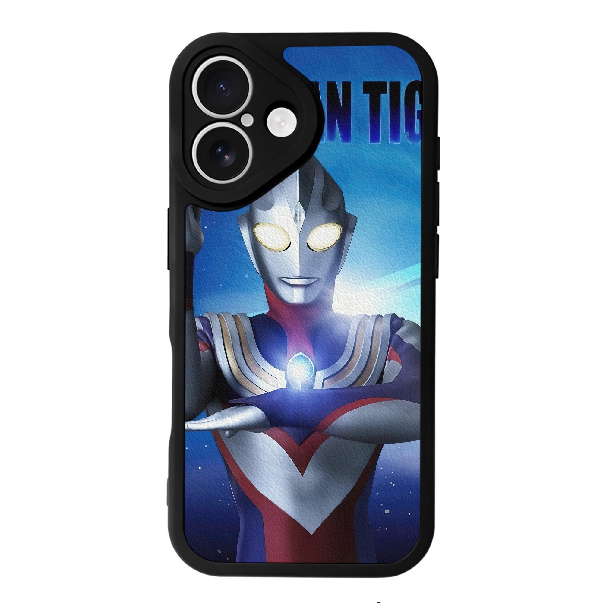 （画像用） ウルトラマン Ultraman 【iPhone 16シリーズ対応】シリコンスマホケース（レザー調） 材質：シリコン